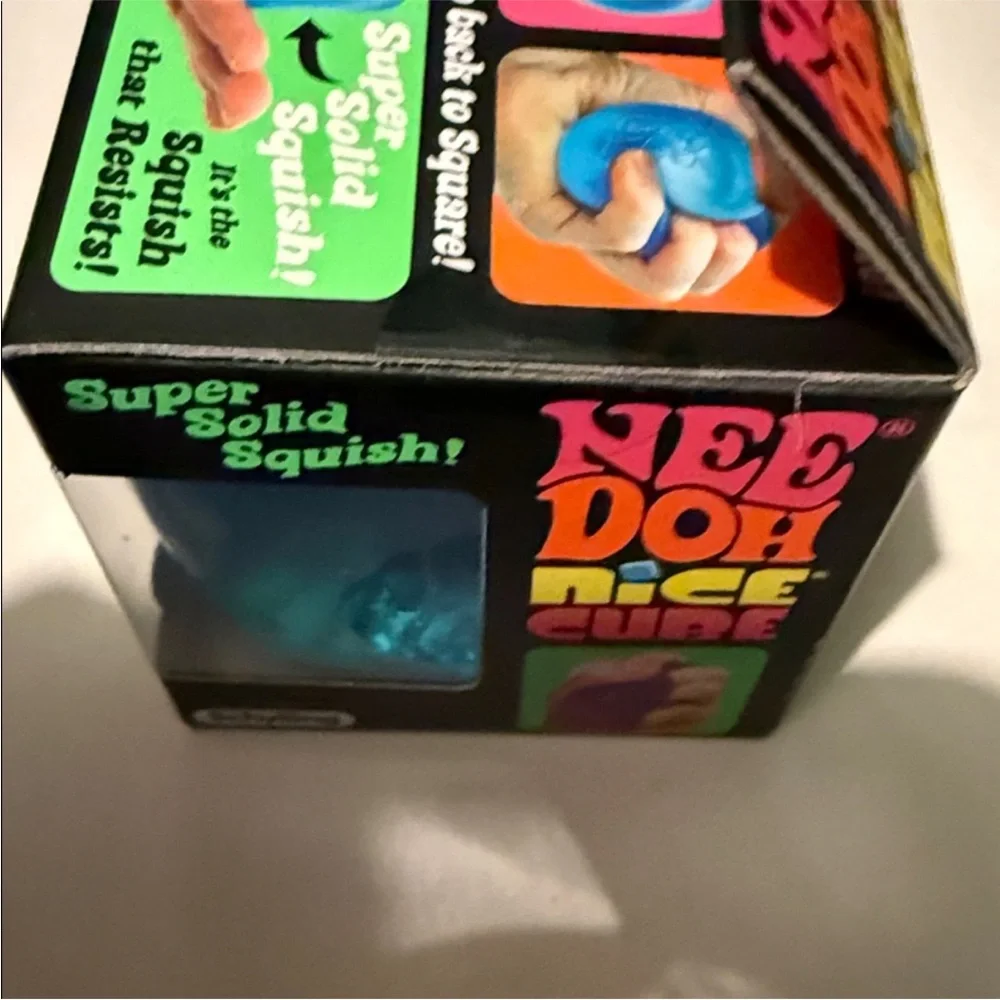 VIRAL RARE* Nice Cube Nee Doh Squishy Toy - blue! - Picture 5 of 6